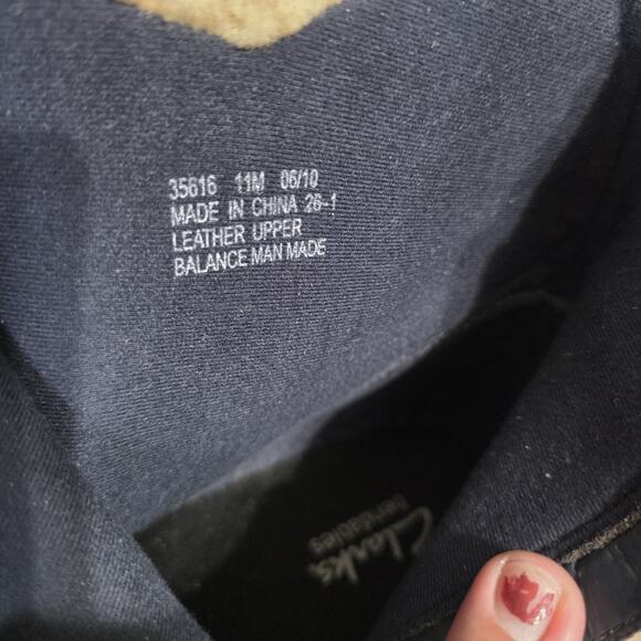 Clarks Bendables Angie Madi Blue Suede Zip Up Winter Boots Womens 11 Bows Sherpa - Picture 9 of 9